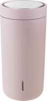 Stelton Termo puodelis To-Go Click pagamintas iš dvigubo plieno šviesiai rožinės spalvos 400 ml