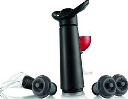 Vacu Vin Vakuuminė vyno pompa Vacu Vin su kamščiais ir piltuvu 5 vnt.