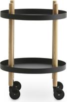 Normann Copenhagen Staliukas Block apvalios formos juodos spalvos