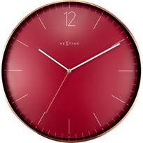 NeXtime Sieninis laikrodis Essential vario-raudona XXL