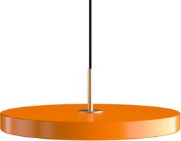 Umage Pakabinamas šviestuvas Asteria su auksiniu tvirtinimu oranžinės spalvos