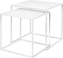 Blomus Kavos staliukų komplektas Fera baltos spalvos 2 vnt.