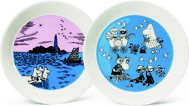 Arabia Finland Lėkštės Arabia Finland Muminukai Night Sail & Peace 19 cm 2 vnt.