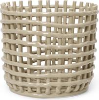 Ferm Living Daiktų saugojimo krepšys Ferm Living iš keramikos kašmyro spalvos 21 cm