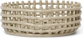 Ferm Living Vaisių krepšys Ceramic iš keramikos kašmyro spalvos