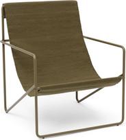 Ferm Living Kėdė Desert Olive su alyvuogių spalvos rėmeliu