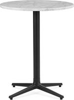 Normann Copenhagen Stalas Allez apvalios formos su marmurine viršutine dalimi ant keturių kojų 60 cm