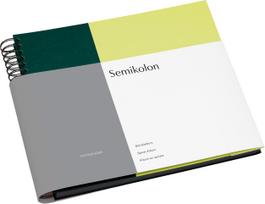 Semikolon Nuotraukų albumas Spiral Cutting Edge tamsiai žalia-kivio