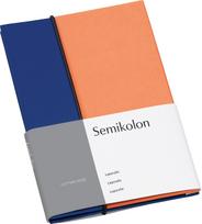 Semikolon Nuotraukų albumas Leporello Cutting Edge kobalto-persikų