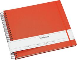 Semikolon Nuotraukų albumas Uni Maxi Mucho su baltomis kortelėmis oranžinės spalvos
