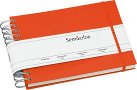 Semikolon Nuotraukų albumas Uni Mini Mucho su baltomis kortelėmis oranžinės spalvos