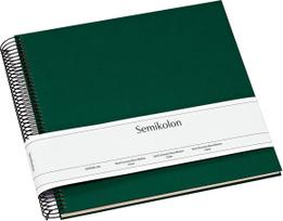 Semikolon Nuotraukų albumas Uni Economy su baltomis kortelėmis tamsiai žalios spalvos vidutinio dydžio