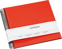 Semikolon Nuotraukų albumas Uni Economy su baltomis kortelėmis oranžinės spalvos vidutinio dydžio