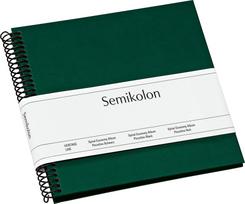 Semikolon Nuotraukų albumas Uni Economy su juodomis kortelėmis tamsiai žalios spalvos mažo dydžio