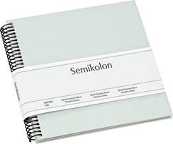 Semikolon Nuotraukų albumas Uni Economy su baltomis kortelėmis mėtinės spalvos mažo dydžio