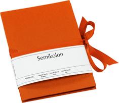 Semikolon Nuotraukų albumas Leporello Uni oranžinės spalvos didelio dydžio