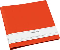 Semikolon Nuotraukų albumas Photograph 23 Ring segtuvas oranžinės spalvos