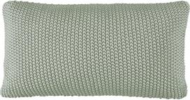 Marc O'Polo Pagalvė Nordic Knit pagamintas iš organinės medvilnės pastelinės žalios spalvos 30 x 60 cm