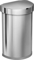 Simplehuman Šiukšladėžė su judesio jutikliu Sensor Liner Pocket šlifuoto plieno 45 l