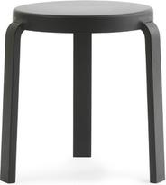 Normann Copenhagen Taburetė Tap su juodomis ąžuolinėmis kojomis juodos spalvos
