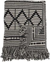 Bloomingville Lovatiesė Gutte prekė perdirbta juodos spalvos 130 x 160 cm