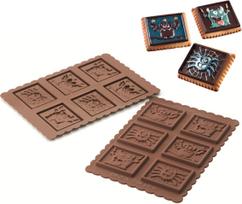 Silikomart Sausainiukų forma Ckc12 Cookie Monster Slim iš silikono
