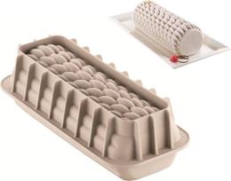 Silikomart Pyrago forma Buche Quenelle iš silikono