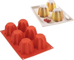 Silikomart Sausainiukų forma Sf100 Mini Pandoro iš silikono