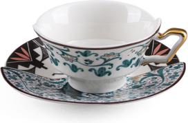 Seletti Arbatos puodelis Hybrid New Era Aspero su lėkštute