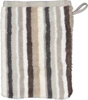 Villeroy & Boch bath textiles Vonios pirštinė Coordinates su juostelėmis rudos spalvos 16 x 22 cm