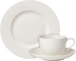 Villeroy & Boch Lėkštės ir kavos puodeliai pusryčiams For Me su lėkštutėmis 8 komp.