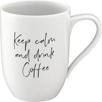 Villeroy & Boch Puodelis Statement Keep Calm And Drink Coffee 340 ml