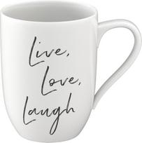 Villeroy & Boch Puodelis Statement Live Love Laugh 340 ml