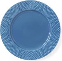 Lyngby Pietų lėkštė Rhombe mėlynos spalvos 27 cm