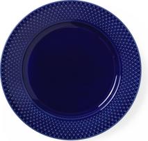 Lyngby Lėkštė pusryčiams Rhombe tamsiai mėlynos spalvos 23 cm