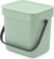 Brabantia Atliekų rūšiavimo kibiras Sort & Go nefrito žalios spalvos 3 l