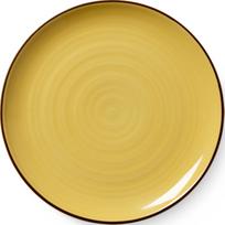 Kähler Pietų lėkštė Colore geltonos spalvos 27 cm