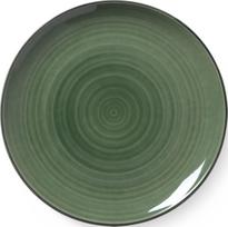 Kähler Pietų lėkštė Colore žalios spalvos 27 cm