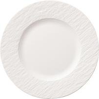 Villeroy & Boch Lėkštė pusryčiams Manufacture Rock Blanc su įduba 22 cm