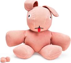 Fatboy Pliušinis triušis Co9 Teddy rožinės spalvos XS 180 cm
