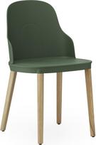Normann Copenhagen Kėdė Allez PP su ąžuolinėmis kojomis žalios spalvos