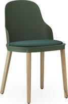 Normann Copenhagen Kėdė Allez PP Canvas su minkšta sėdimąja dalimi su ąžuolinėmis kojomis žalios spalvos