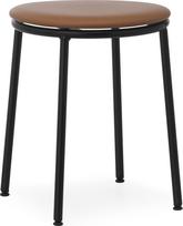 Normann Copenhagen Taburetė Circa Ultra Leather Brandy su minkšta sėdimąja dalimi 45 cm