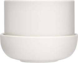 Iittala Vazonas Nappula su stovu baltos spalvos 13 cm