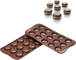 Silikomart Forma šokoladui Scg21 Choco Macaron iš silikono