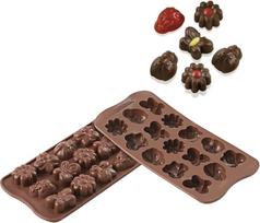 Silikomart Forma šokoladui Scg24 Choco Springlife iš silikono
