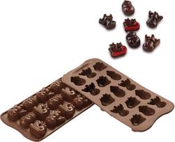 Silikomart Forma šokoladui Scg23 Choco Winter iš silikono