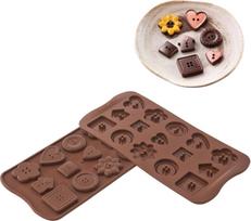 Silikomart Forma šokoladui cg29 Choco Botton iš silikono