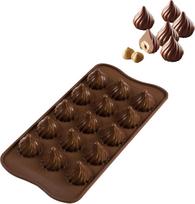 Silikomart Forma šokoladui Scg47 Choco Flame iš silikono
