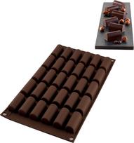 Silikomart Forma šokoladui Sf129 Mini Buche iš silikono